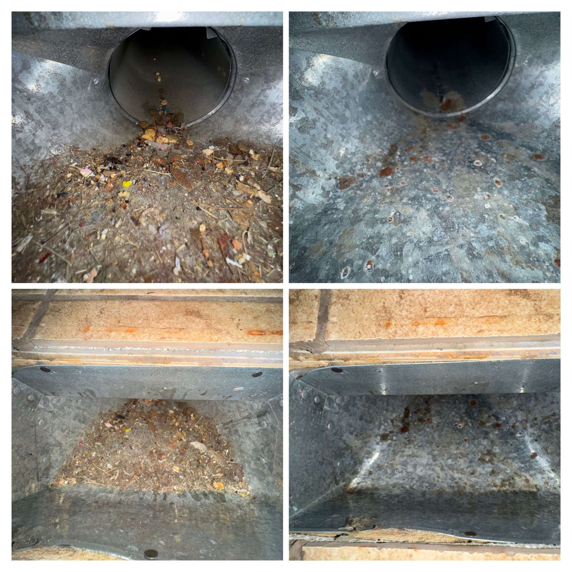 Supply Vent — before and after