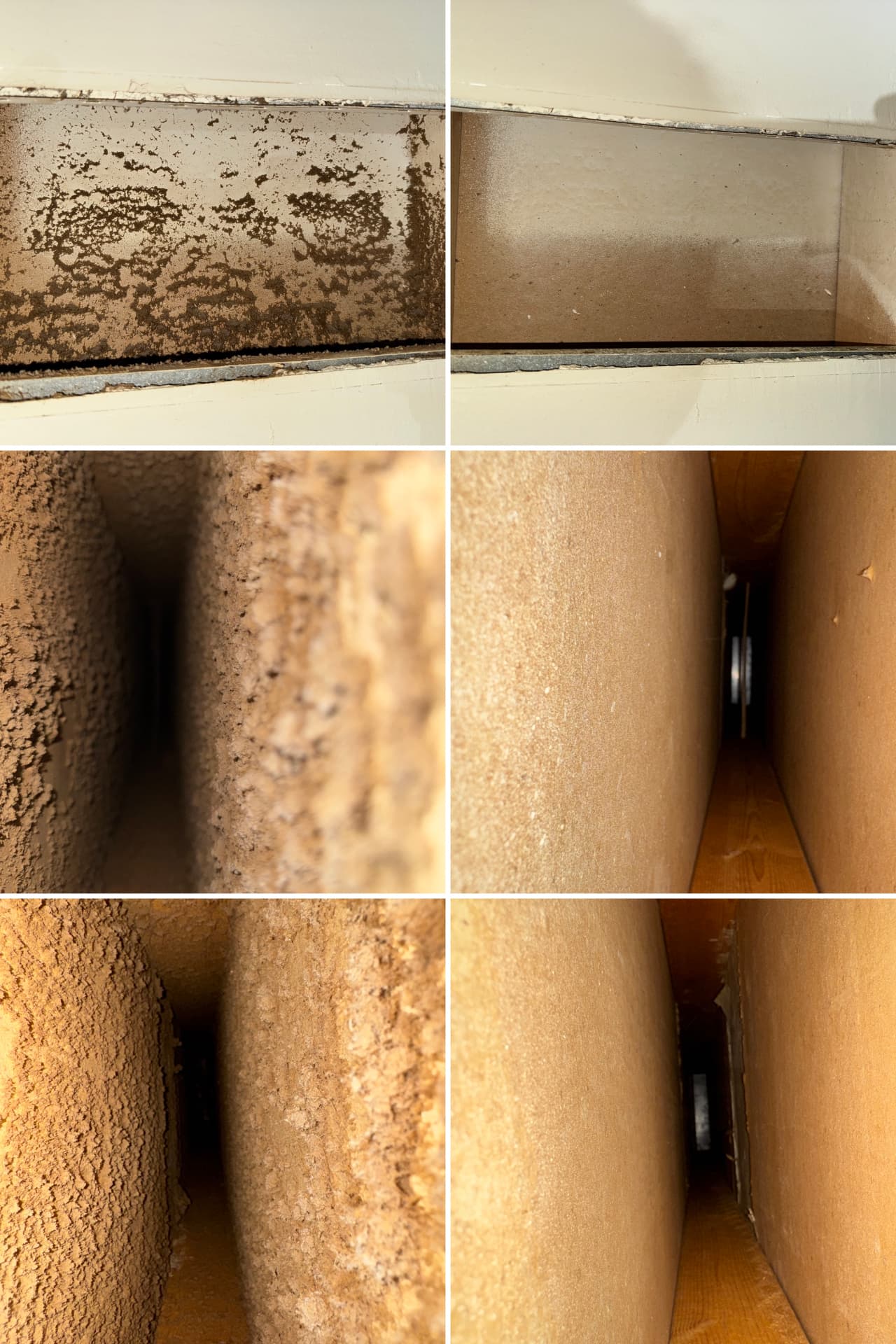 Wall Return — before and after