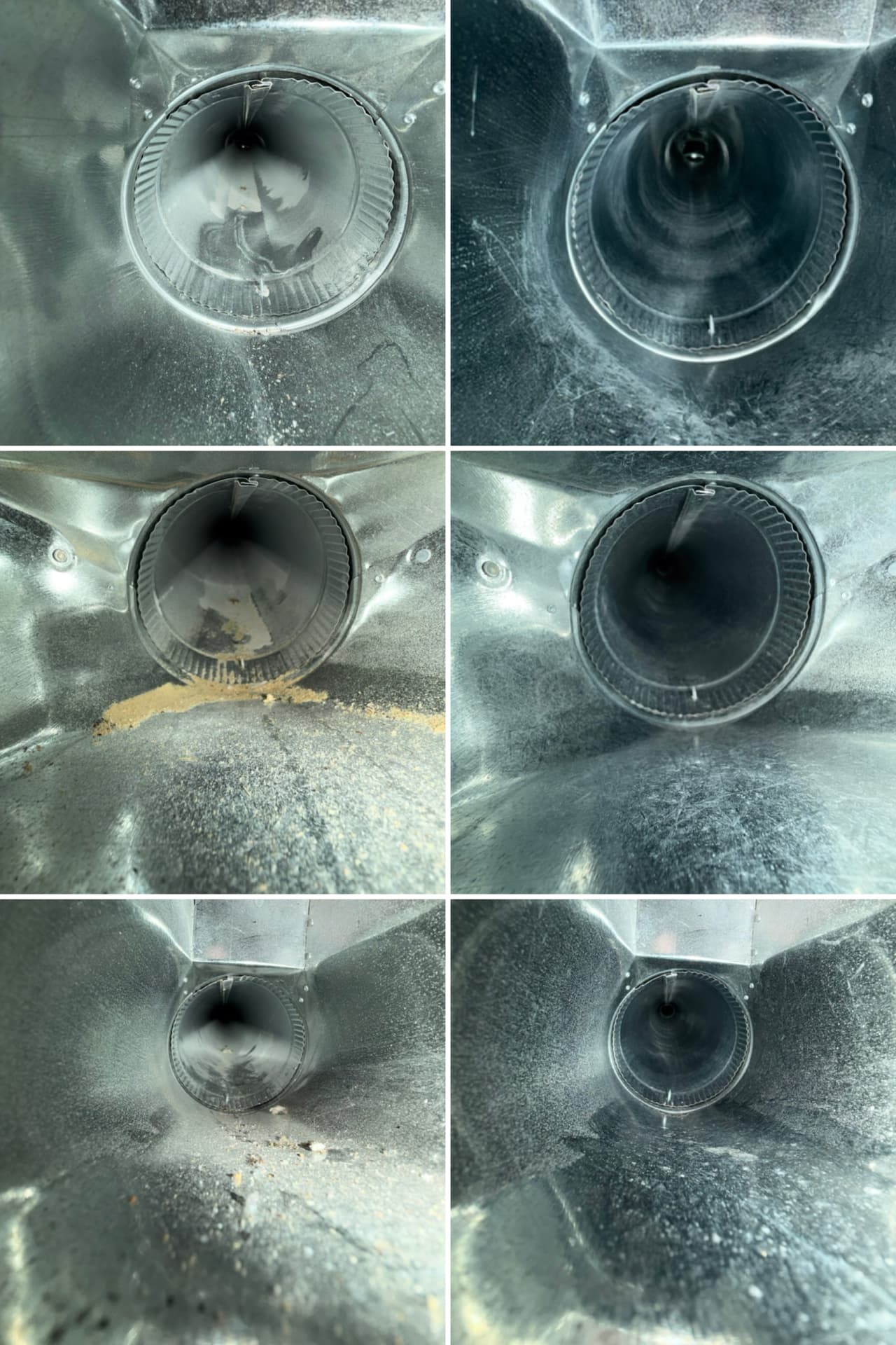Supply Vent — before and after